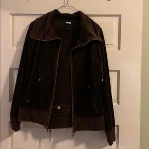 Michael Kors Velour Track Suit Chocolate L